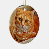 Décoration En Céramique Photo de Noël personnalisée pour animal de compagn (Droite)