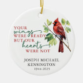 Décoration En Céramique Photo du Cardinal Souvenir (Devant)