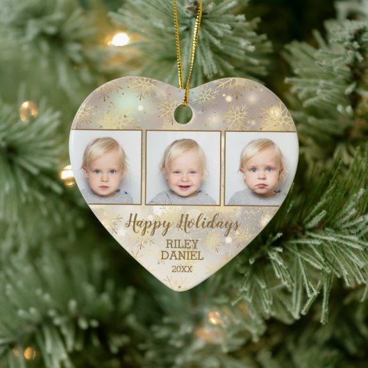 Décoration En Céramique Photo d'un flacon à neige (Arbre)