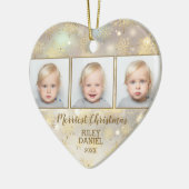 Décoration En Céramique Photo d'un flacon à neige (Gauche)