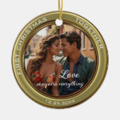 Décoration En Céramique Photo Élégante Premier Noël Ensemble (Devant)