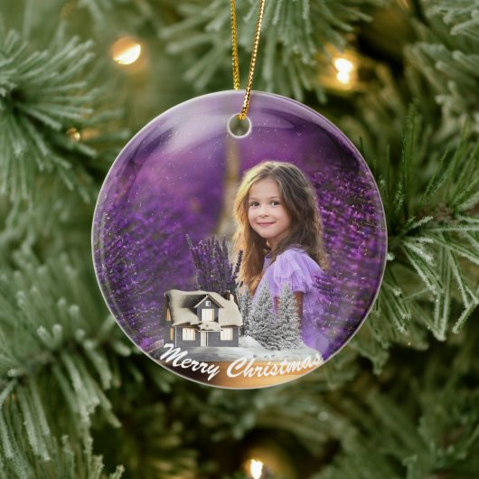 Décoration En Céramique photo en verre à boule (Arbre)