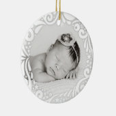 Décoration En Céramique Photo faite sur commande blanche simple douce de (Droite)