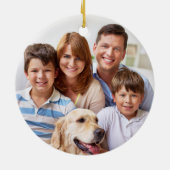 Décoration En Céramique PHOTO Festif Pine Cônes Noël (Dos)