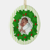 Décoration En Céramique Photo Holiday Wreath (Droite)