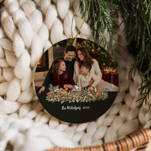 Décoration En Céramique Photo Joyeux Noël Contes de la Forêt