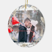 Décoration En Céramique Photo Joyeux Noël personnalisée (Gauche)