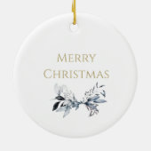 Décoration En Céramique Photo Joyeux Noël personnalisée (Dos)