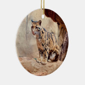 Décoration En Céramique photo léopard nuageux nature (Droite)