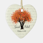 Décoration En Céramique Photo Mariage des fleurs dansantes (Droite)