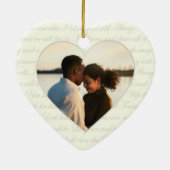 Décoration En Céramique Photo Mariage des fleurs dansantes (Dos)