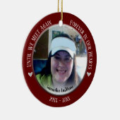 Décoration En Céramique Photo Memorial Keepsake Ornament (Droite)