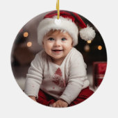 Décoration En Céramique Photo Océanique de sirène mignonne personnalisée (Dos)