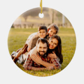 Décoration En Céramique Photo Purple String Lumières Noël (Dos)