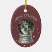 Décoration En Céramique Photo Red Snowglobe Snowflon (Devant)