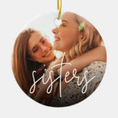 Décoration En Céramique Photo superposée de soeurs (Devant)