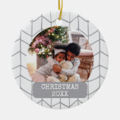 Décoration En Céramique Photo Vacances modernes Noël (Devant)