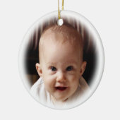 Décoration En Céramique Photo with blurred edges - Merry Christmas (Gauche)