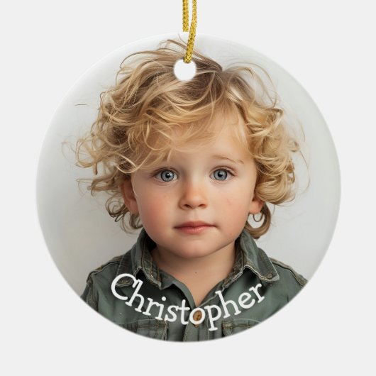 Décoration En Céramique Photograph ornament (Devant)