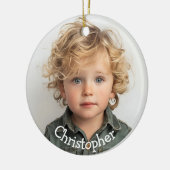 Décoration En Céramique Photograph ornament (Gauche)