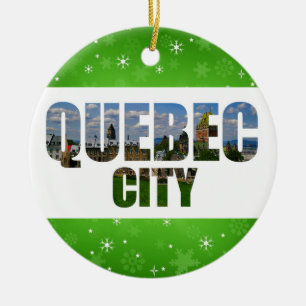Décoration En Céramique Photos de voyage de Québec Canada Noël