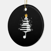 Décoration En Céramique Piano Noël Arbre Pianiste Musique Musicien Cadeau (Gauche)