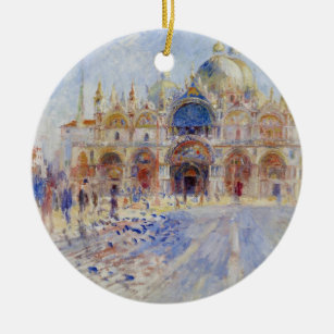 Décoration En Céramique Piazza San Marco, Venise, 1881 (huile sur la