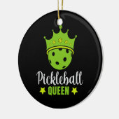 Décoration En Céramique Pickleball Queen Funny Pickball Ball Queen (Gauche)