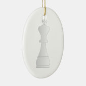 Décoration En Céramique Pièce d'échecs blanche de roi (Droite)