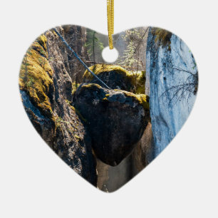 Décoration En Céramique Pierres de blocage dans le canyon Maligne - Albert