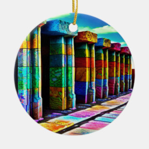 Décoration En Céramique Pierres psychédéliques