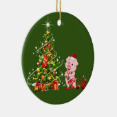 Décoration En Céramique pig with hat Scafts (Droite)