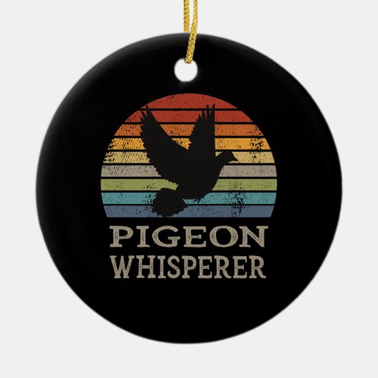 Décoration En Céramique Pigeon (Devant)