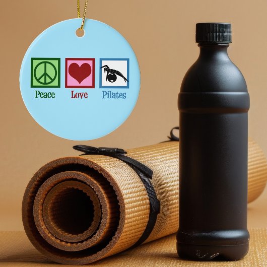 Décoration En Céramique Pilates Peace Love
