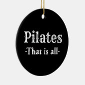 Décoration En Céramique Pilates Tout Est Drôle (Droite)