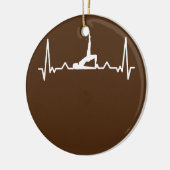 Décoration En Céramique Pilates Workout Heartbeat (Gauche)