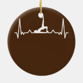 Décoration En Céramique Pilates Workout Heartbeat (Dos)