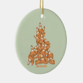 Décoration En Céramique Pile de cônes de route orange (Droite)