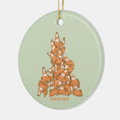 Décoration En Céramique Pile de cônes de route orange (Gauche)