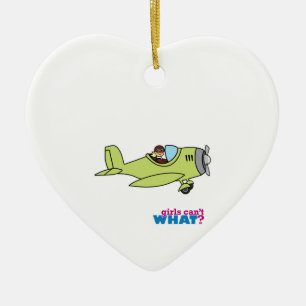 Décoration En Céramique Pilote d'avion