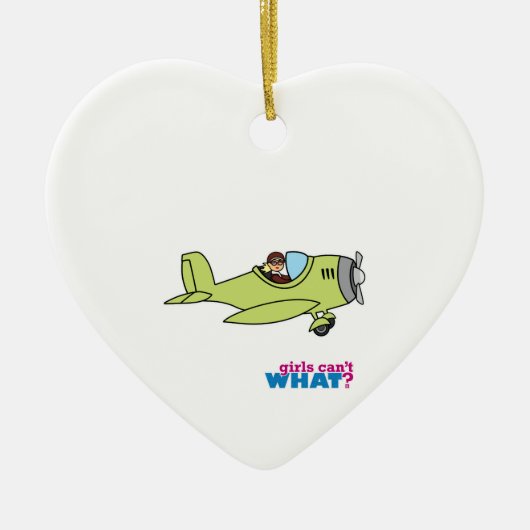 Décoration En Céramique Pilote d'avion (Devant)