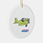 Décoration En Céramique Pilote d'avion - Léger/Blonde (Droite)