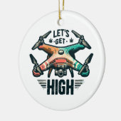 Décoration En Céramique Pilote de drone (Gauche)