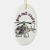 Décoration En Céramique Pilote d'hélicoptère léger (Droite)