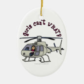 Décoration En Céramique Pilote d'hélicoptère léger (Devant)