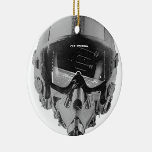 Décoration En Céramique Pilote fighter Helmet and Altimètre (Droite)