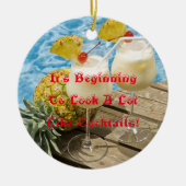 Décoration En Céramique Piña colada pineapple (Devant)