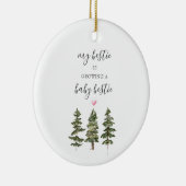 Décoration En Céramique Pine Trees Grossesse Cadeau Pour Bestie Nouveau Bé (Droite)