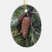 Décoration En Céramique Pinecone sur le pin (Dos)