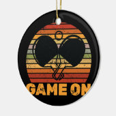 Décoration En Céramique Ping Pong Game on Table Tennis Varsity Player (Gauche)